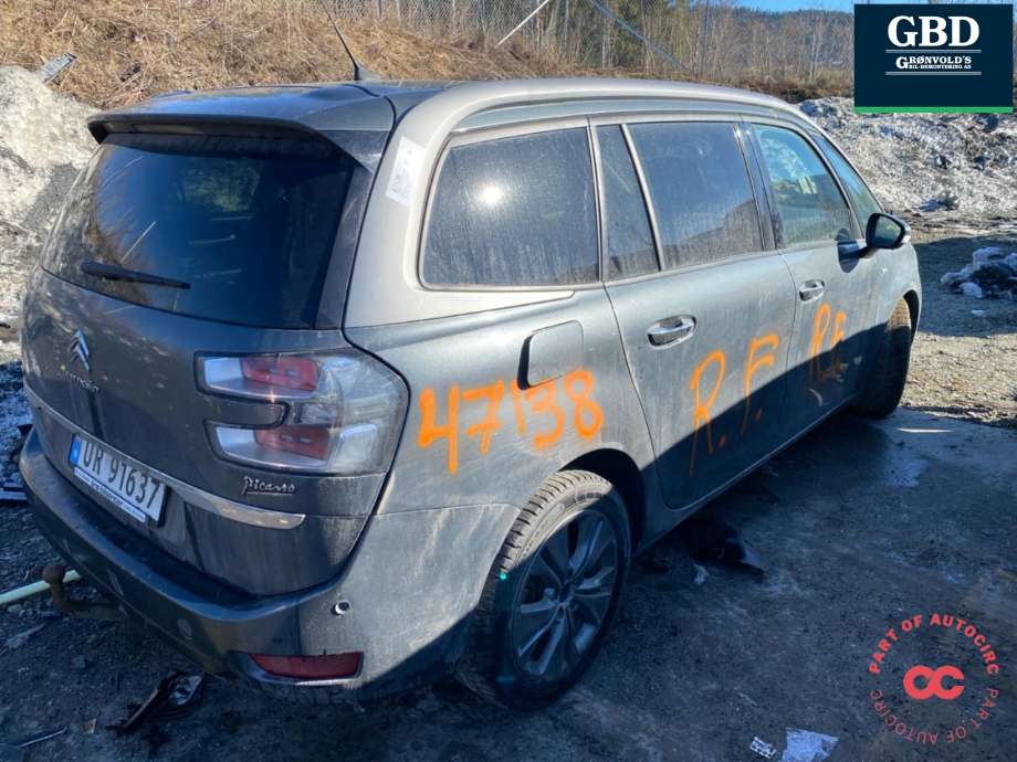 Citroën C4, Picasso 2013-2018 (Type II) , Motorkode: AHX, Girkassekode: 98 085 830 80