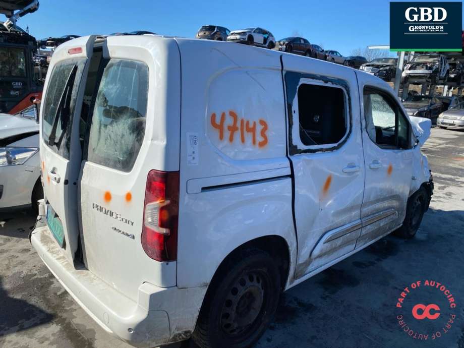 Toyota Proace City 2020-->> , Motorkode: ZKX, Girkassekode: 