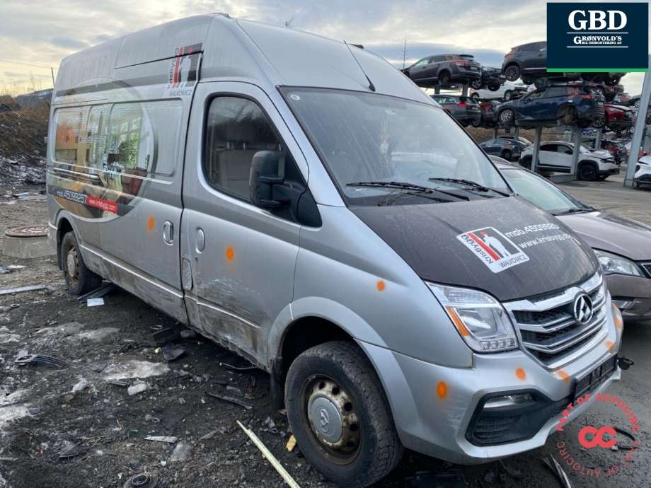 Maxus EV80 2019-->> delebil , Motorkode: TZ249XSS001, Girkassekode: 