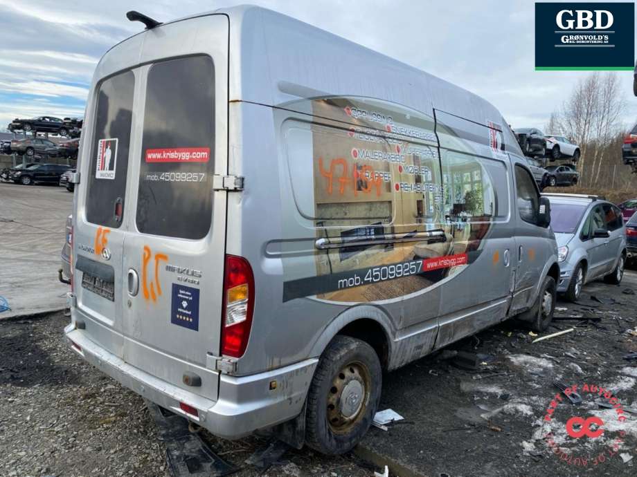 Maxus EV80 2019-->> delebil , Motorkode: TZ249XSS001, Girkassekode: 