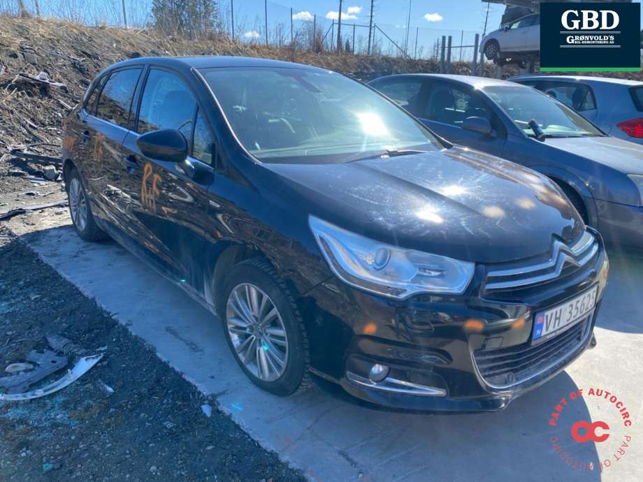 Citroën C4, 2011-2017 (Type II)  delebil , Motorkode: 9HR, Girkassekode: 2231 K2