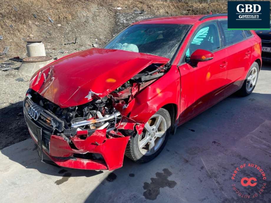 Audi A3 2016-2020 (Type III, Fase 2) delebil , Motorkode: DCYA, Girkassekode: PGS