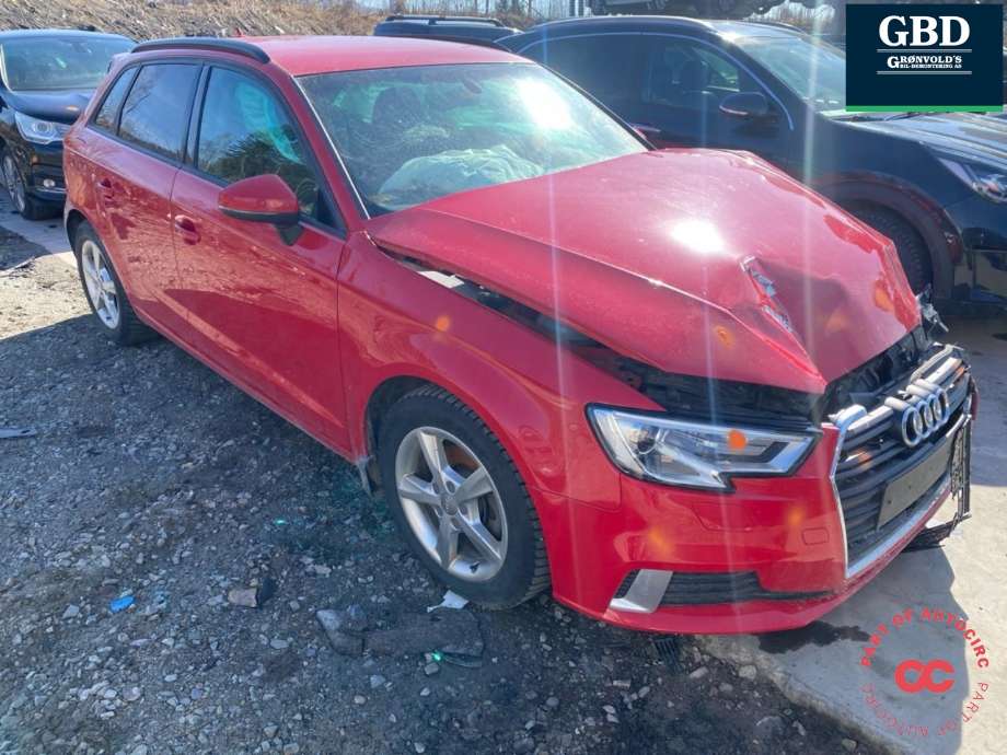 Audi A3 2016-2020 (Type III, Fase 2) delebil , Motorkode: DCYA, Girkassekode: PGS
