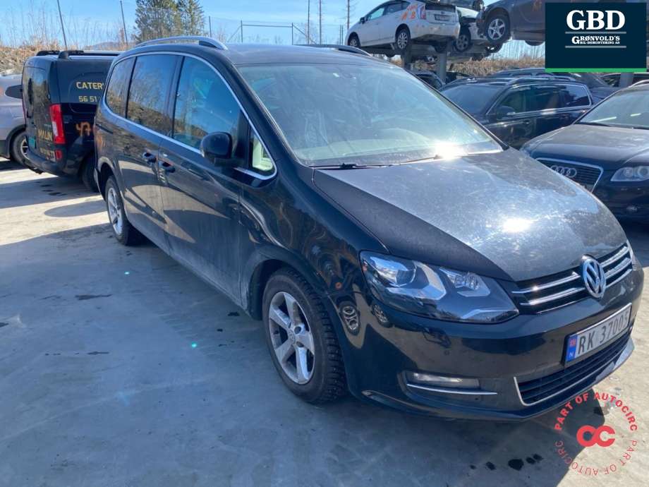 VW Sharan 2010-->> (Type II) , Motorkode: CFFB, Girkassekode: NJQ