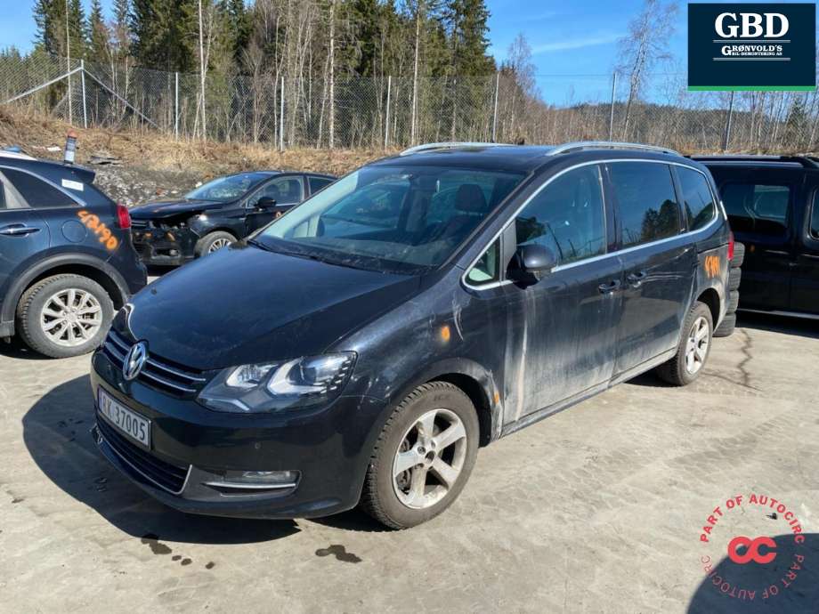 VW Sharan 2010-->> (Type II) , Motorkode: CFFB, Girkassekode: NJQ