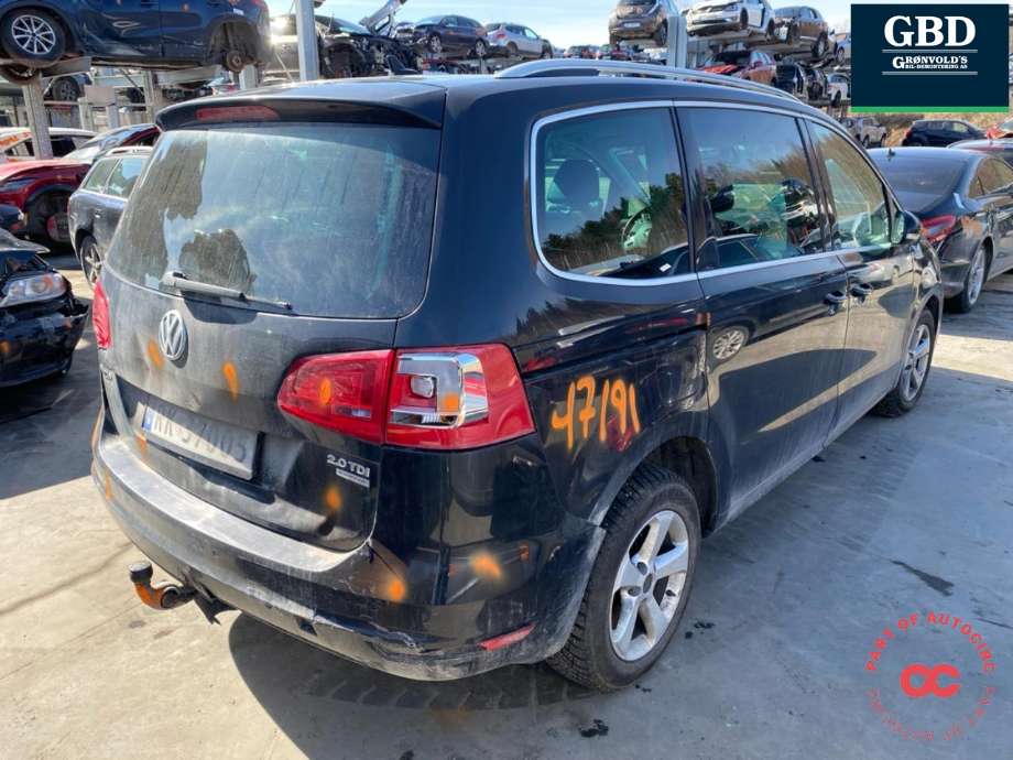 VW Sharan 2010-->> (Type II) , Motorkode: CFFB, Girkassekode: NJQ