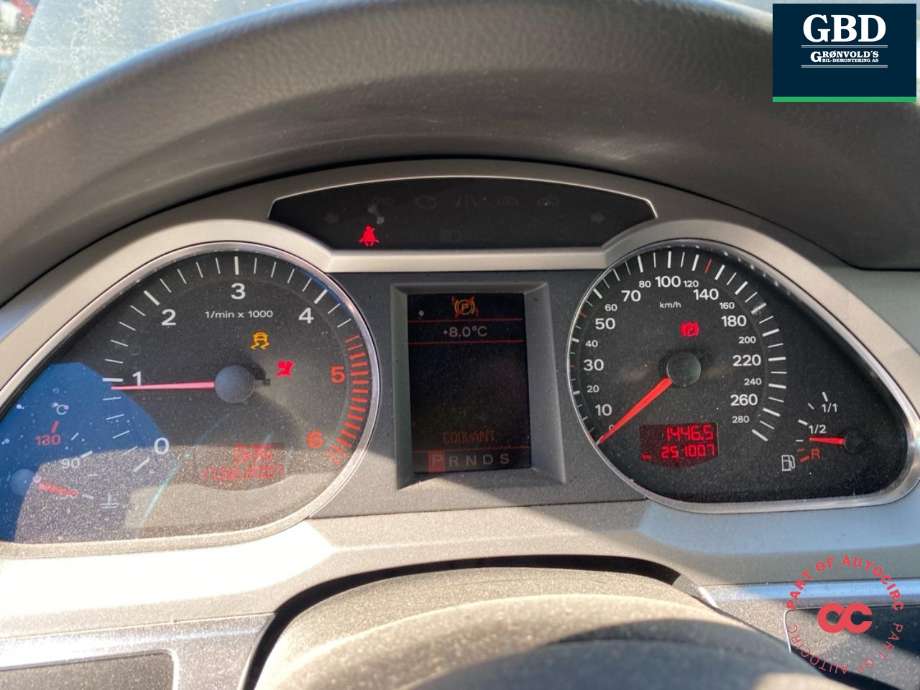 Audi A6 2005-2008 (Type III, Fase 1) (C6) (C6), Motorkode: BPP, Girkassekode: JQG