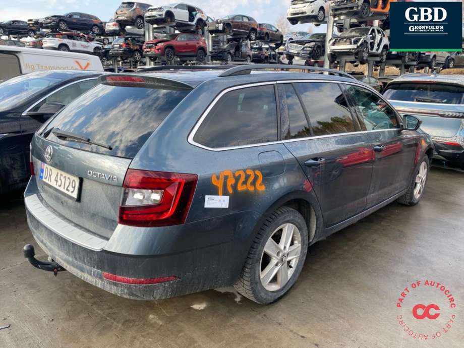 Škoda Octavia 2017-2020 (Type III, Fase 2) , Motorkode: CHZD, Girkassekode: SST