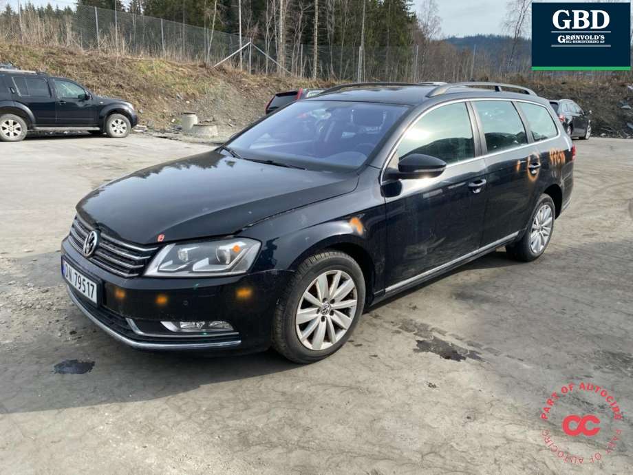 VW Passat, 2011-2015 (B7) (B7) delebil , Motorkode: CAYC, Girkassekode: MYP