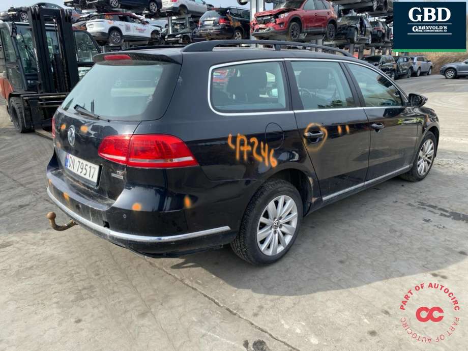 VW Passat 2011-2015 (B7) delebil , Motorkode: CAYC, Girkassekode: MYP