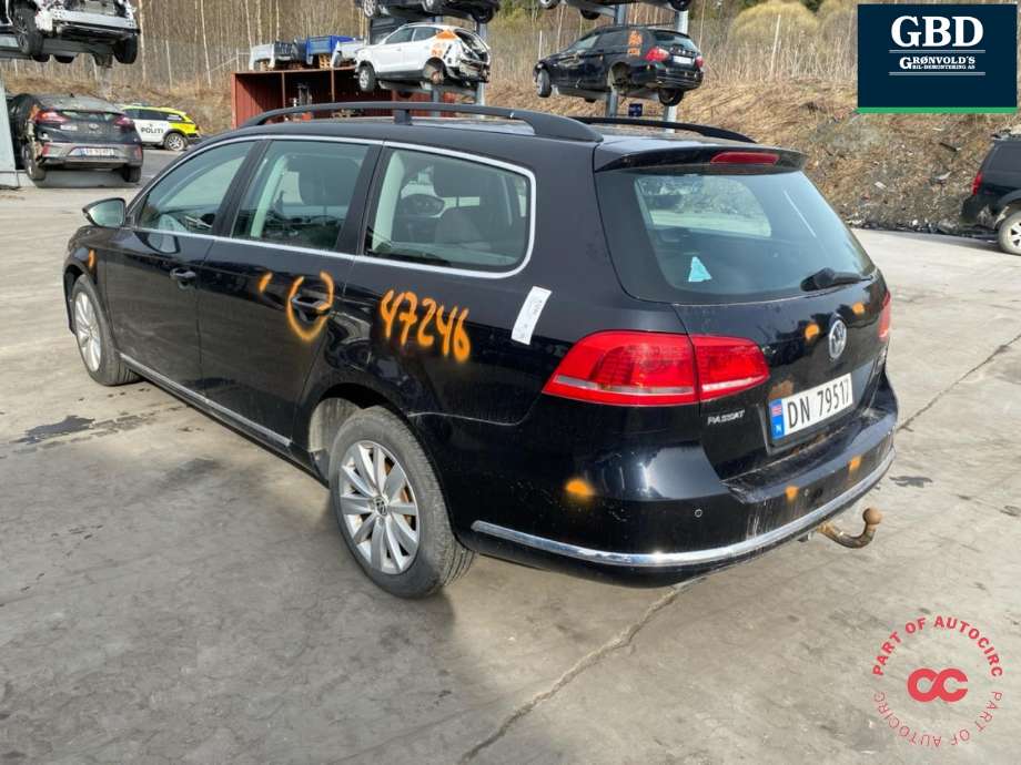 VW Passat 2011-2015 (B7) delebil , Motorkode: CAYC, Girkassekode: MYP