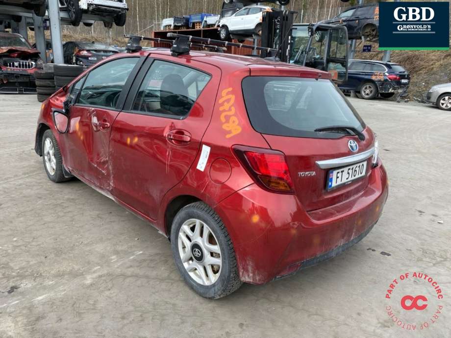 Toyota Yaris 2014-2020 (Type III, Fase 2) , Motorkode: 1NZ-FXE, Girkassekode: 3090052010