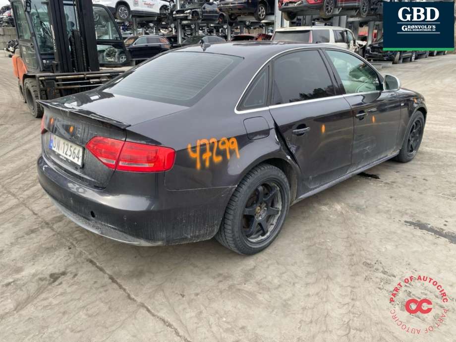 Audi A4 2007-2014 (Type IV) (B8) delebil , Motorkode: CDHB, Girkassekode: KXN