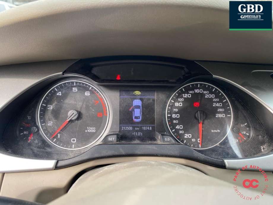 Audi A4 2007-2014 (Type IV) (B8) delebil , Motorkode: CDHB, Girkassekode: KXN