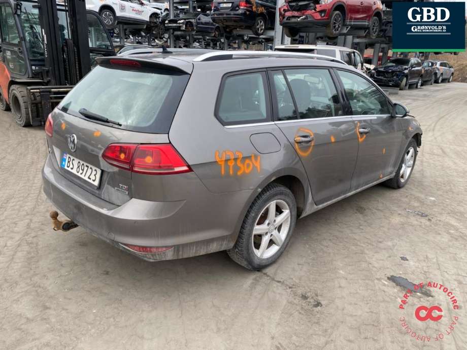 VW Golf VII 2012-2017 (Fase 1) , Motorkode: CLHA, Girkassekode: MRV