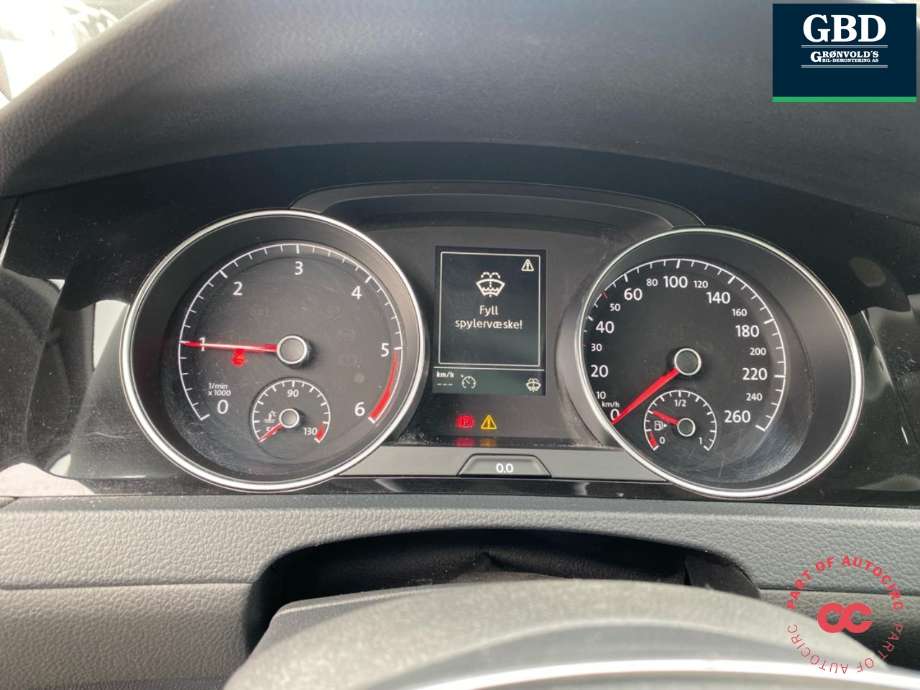 VW Golf VII 2012-2017 (Fase 1) , Motorkode: CLHA, Girkassekode: MRV