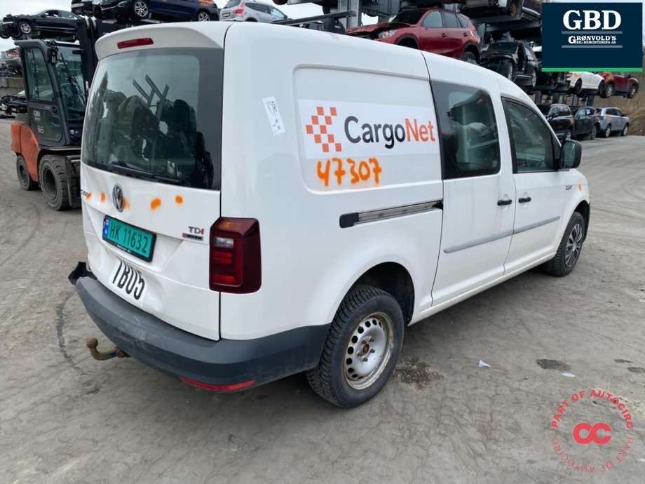 VW Caddy 2015-2020 (Type III, Fase 3) , Motorkode: DFSE, Girkassekode: MRV