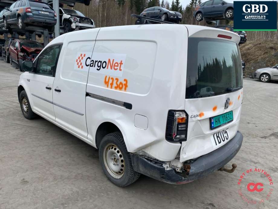 VW Caddy 2015-2020 (Type III, Fase 3) , Motorkode: DFSE, Girkassekode: MRV