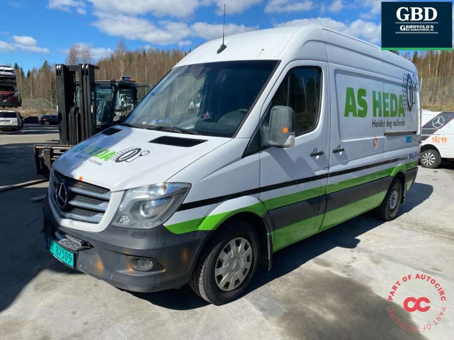 Mercedes Sprinter 2013-2018 (Fase 2) (906) (906), Motorkode: OM651.955, Girkassekode: A 222 250 04 02