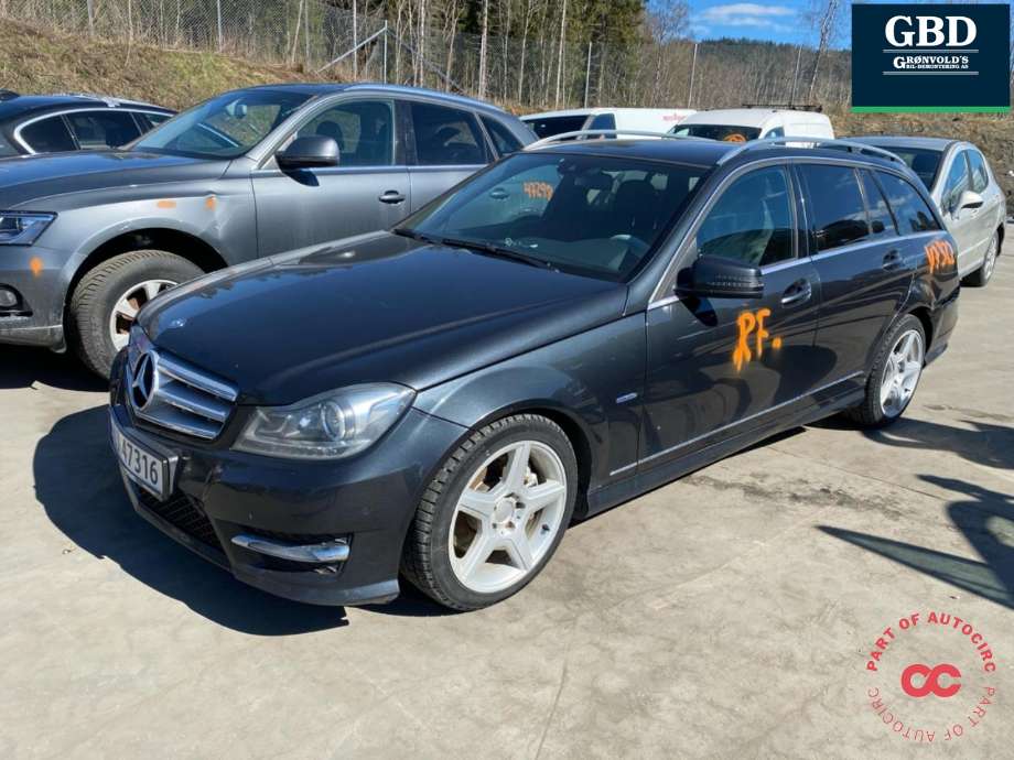 Mercedes C-Klasse, 2011-2014 (W204, Fase 2) (W204) delebil , Motorkode: OM651.912, Girkassekode: A 222 250 04 02