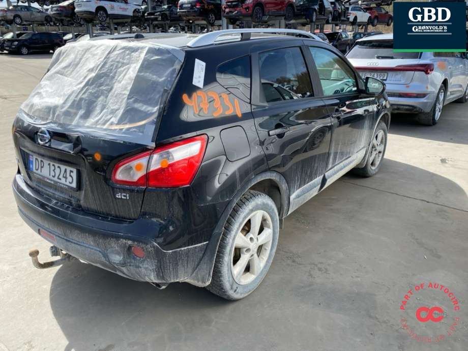 Nissan Qashqai 2010-2014 (Type I, Fase 2) delebil , Motorkode: R9M, Girkassekode: 32010BB65E