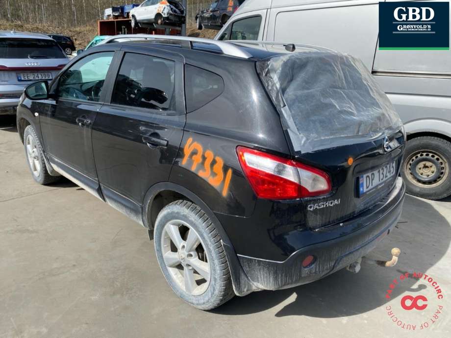 Nissan Qashqai 2010-2014 (Type I, Fase 2) delebil , Motorkode: R9M, Girkassekode: 32010BB65E