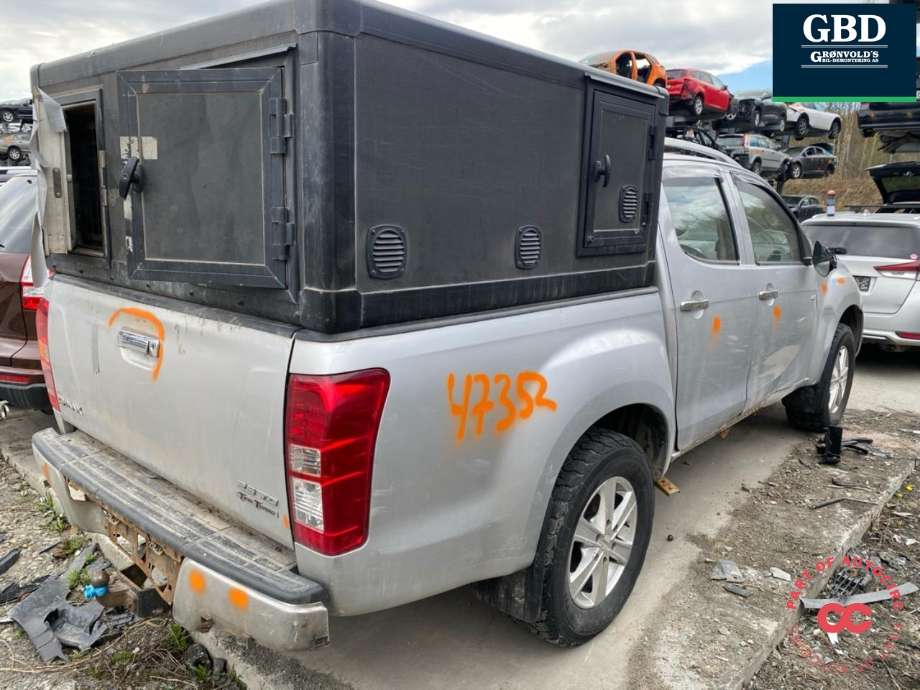Isuzu D-Max 2012-2017 (Type II, Fase 1) , Motorkode: 4JK1-TC, Girkassekode: 8981819150