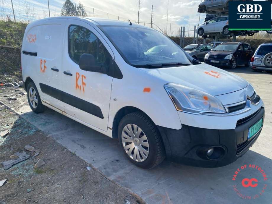 Citroën Berlingo 2008-2015 (Type II, Fase 1) , Motorkode: 9HF| 9H06, Girkassekode: 2231 T1