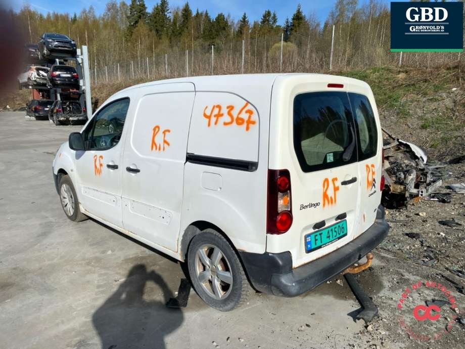 Citroën Berlingo 2008-2015 (Type II, Fase 1) , Motorkode: 9HF| 9H06, Girkassekode: 2231 T1