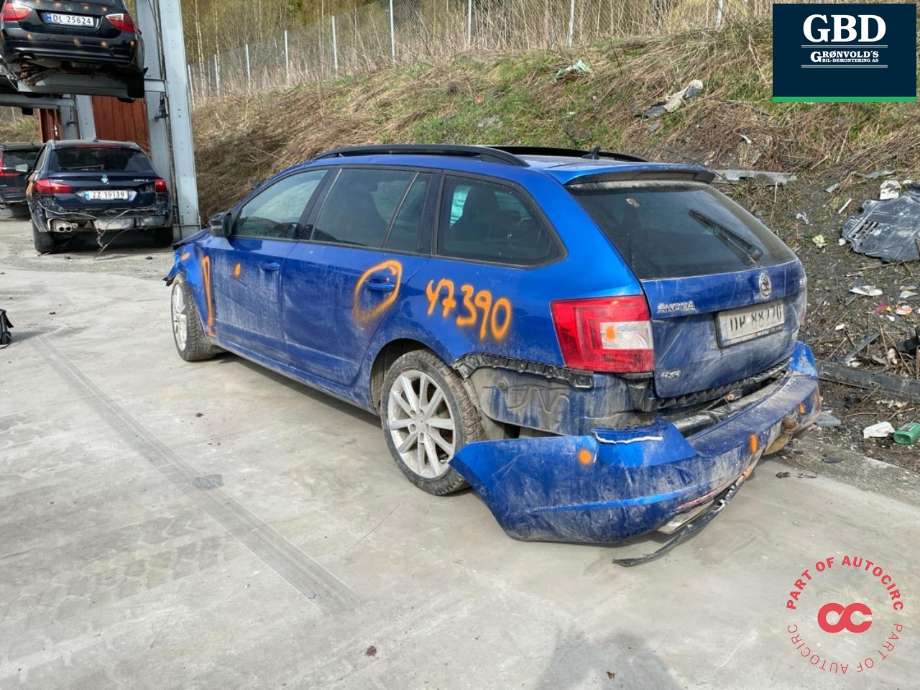 Škoda Octavia, 2013-2016 (Type III, Fase 1)  delebil , Motorkode: CUNA, Girkassekode: RBQ