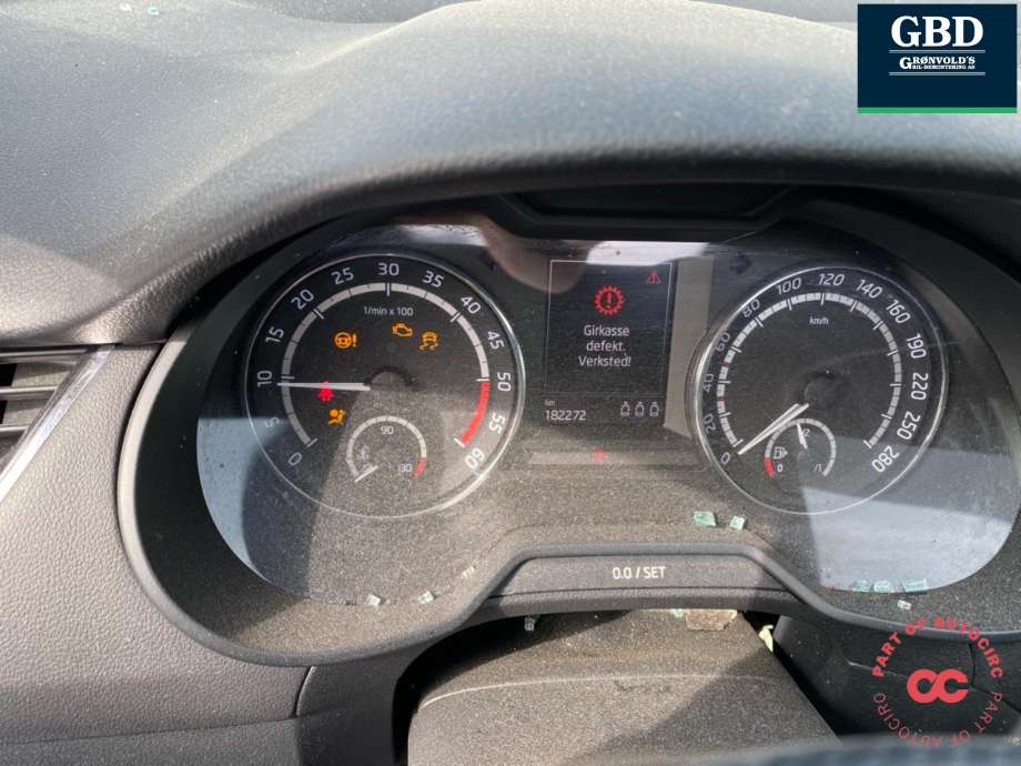 Škoda Octavia 2013-2016 (Type III, Fase 1) , Motorkode: CUNA, Girkassekode: RBQ