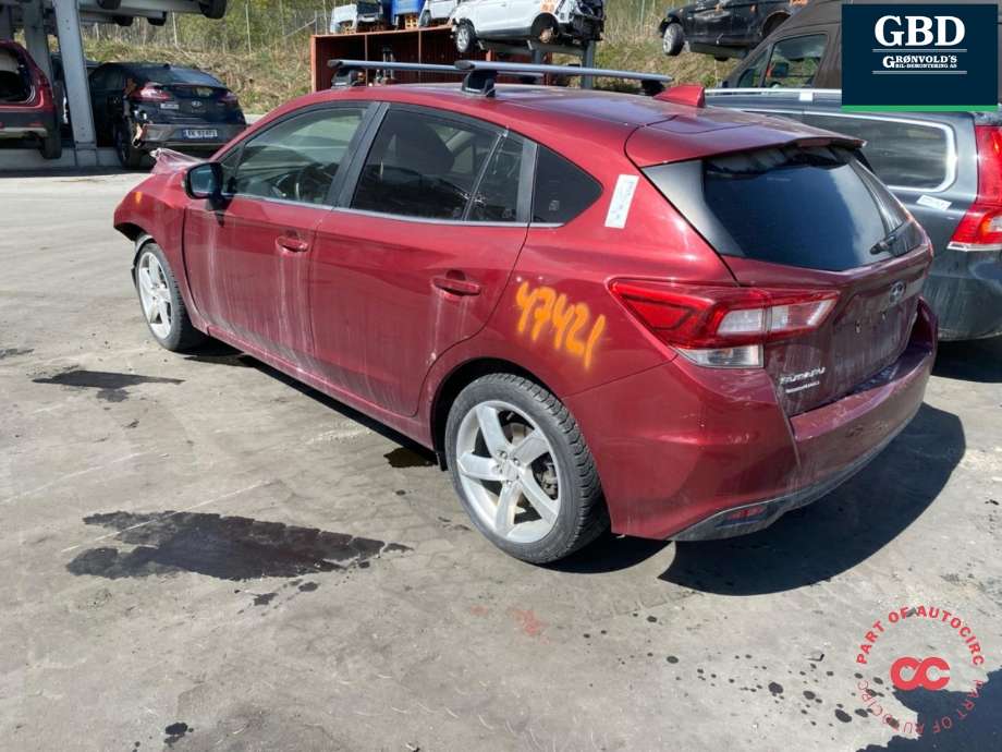 Subaru Impreza, 2018->> (Type V)  delebil , Motorkode: FB16, Girkassekode: 31000AJ910