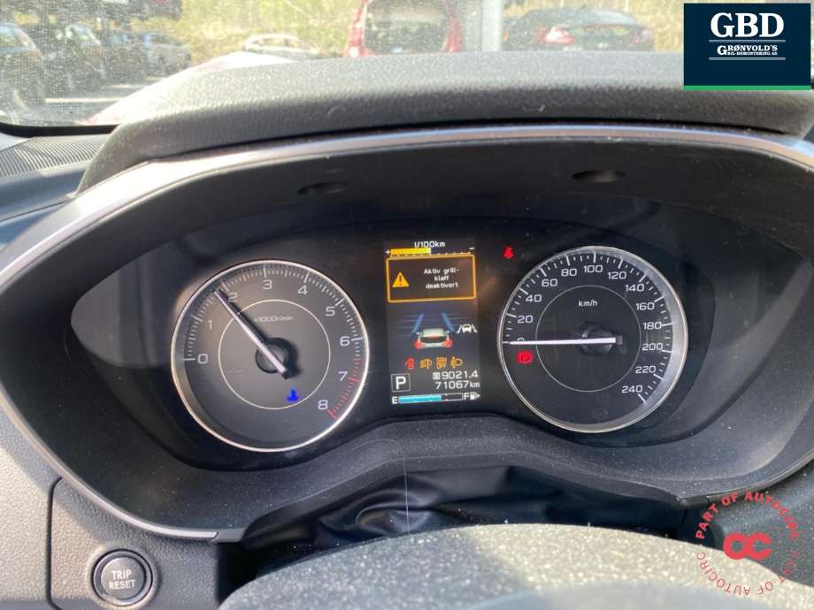Subaru Impreza 2018-->> (Type V) , Motorkode: FB16, Girkassekode: 31000AJ910