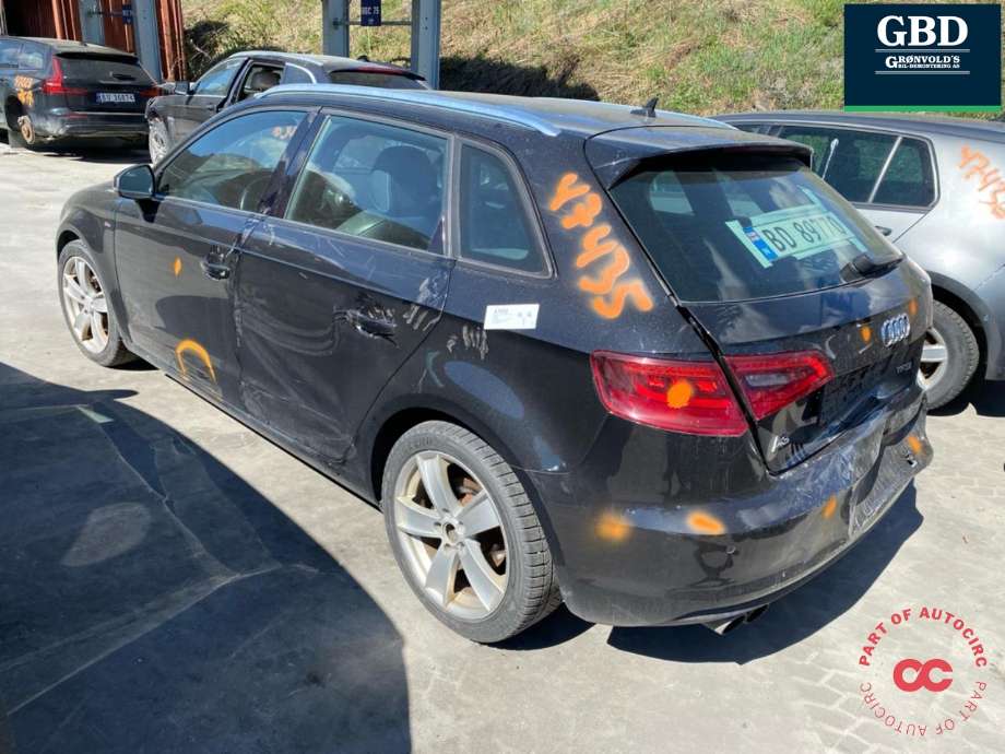 Audi A3 2012-2016 (Type III, Fase 1) , Motorkode: CXSA, Girkassekode: PYT