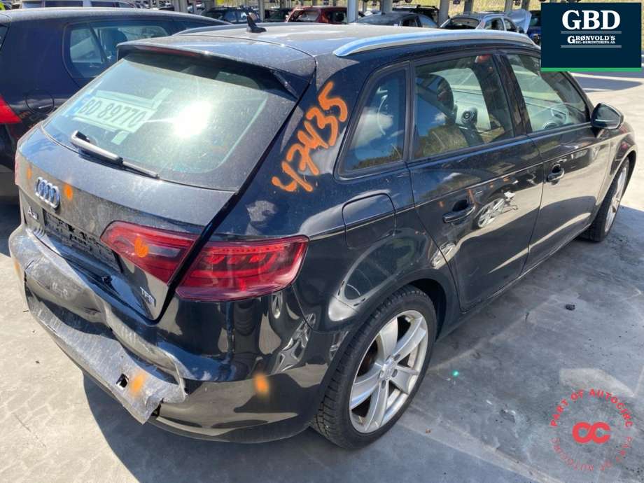 Audi A3 2012-2016 (Type III, Fase 1) , Motorkode: CXSA, Girkassekode: PYT