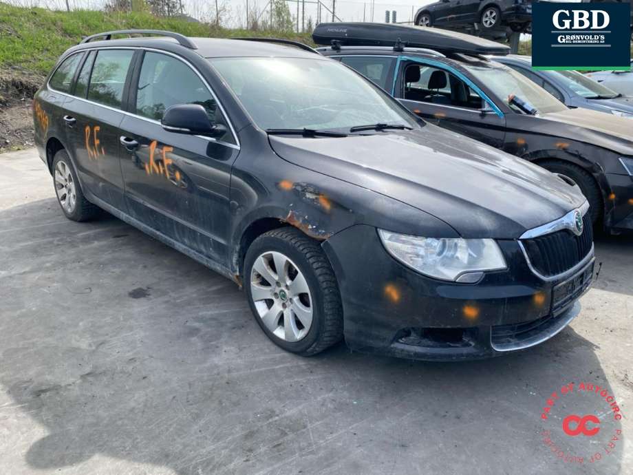 Škoda Superb, 2008-2015 (Type II)  delebil , Motorkode: CAYC, Girkassekode: MDM