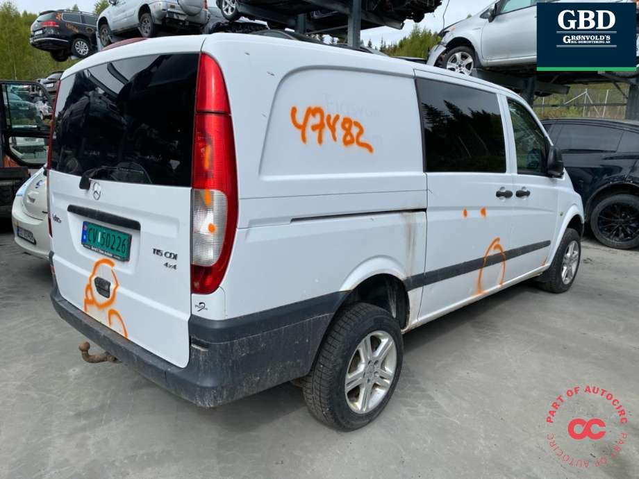 Mercedes Vito/Viano 2004-2010 (Fase 1) (W639) delebil , Motorkode: OM646.982, Girkassekode: A 639 270 11 00
