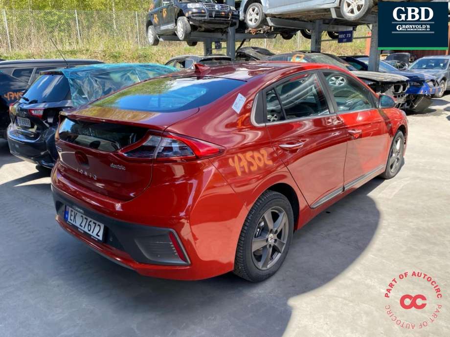 Hyundai Ioniq Electric 2016-2019 (Fase 1) , Motorkode: EM09, Girkassekode: 