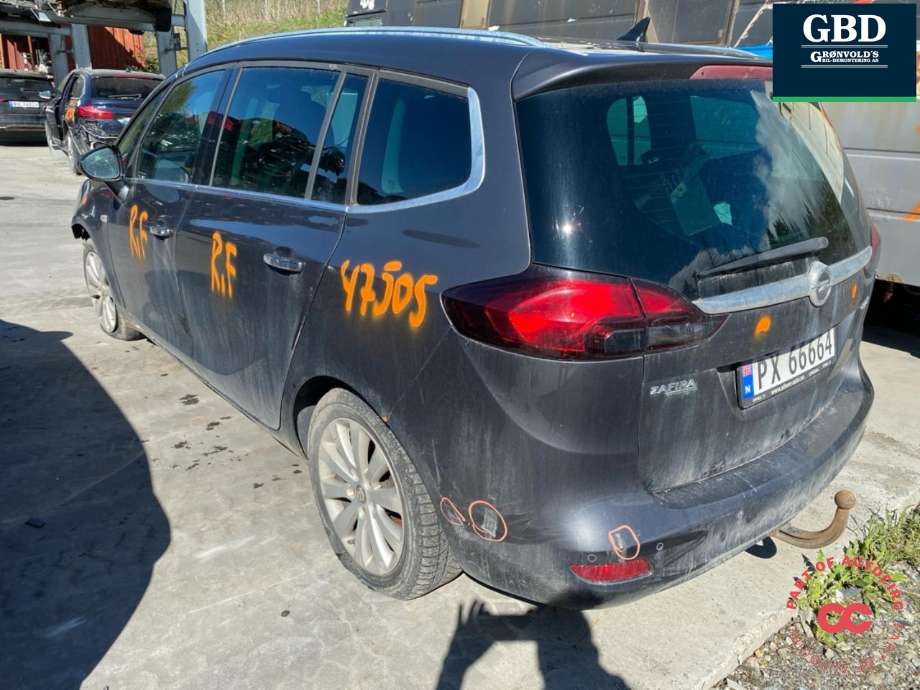 Opel Zafira Tourer 2012-2018 , Motorkode: A14NET, Girkassekode: 95519472