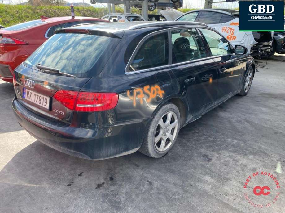 Audi A4 2007-2014 (Type IV) (B8) (B8), Motorkode: CAGA, Girkassekode: LLA