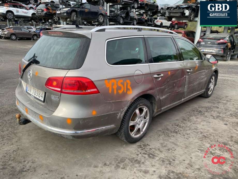 VW Passat 2011-2015 (B7) (B7), Motorkode: CFFB, Girkassekode: NLP