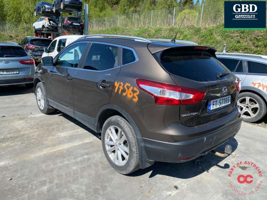 Nissan Qashqai 2014-2021 (Type II) , Motorkode: HRA2DDT, Girkassekode: 31020X426A