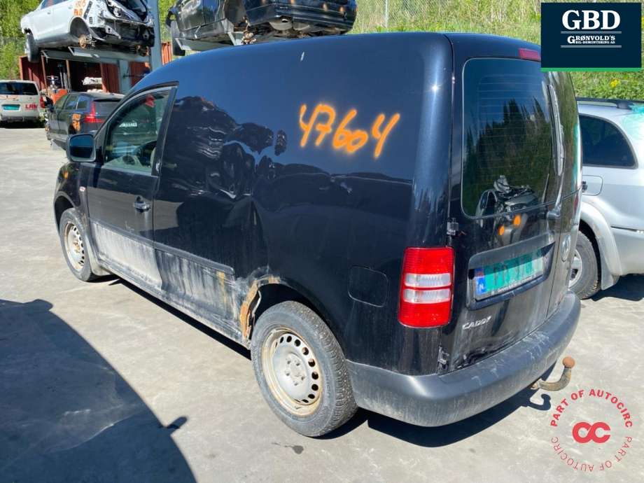VW Caddy 2010-2015 (Type III, Fase 2) delebil , Motorkode: CAYD, Girkassekode: LZY