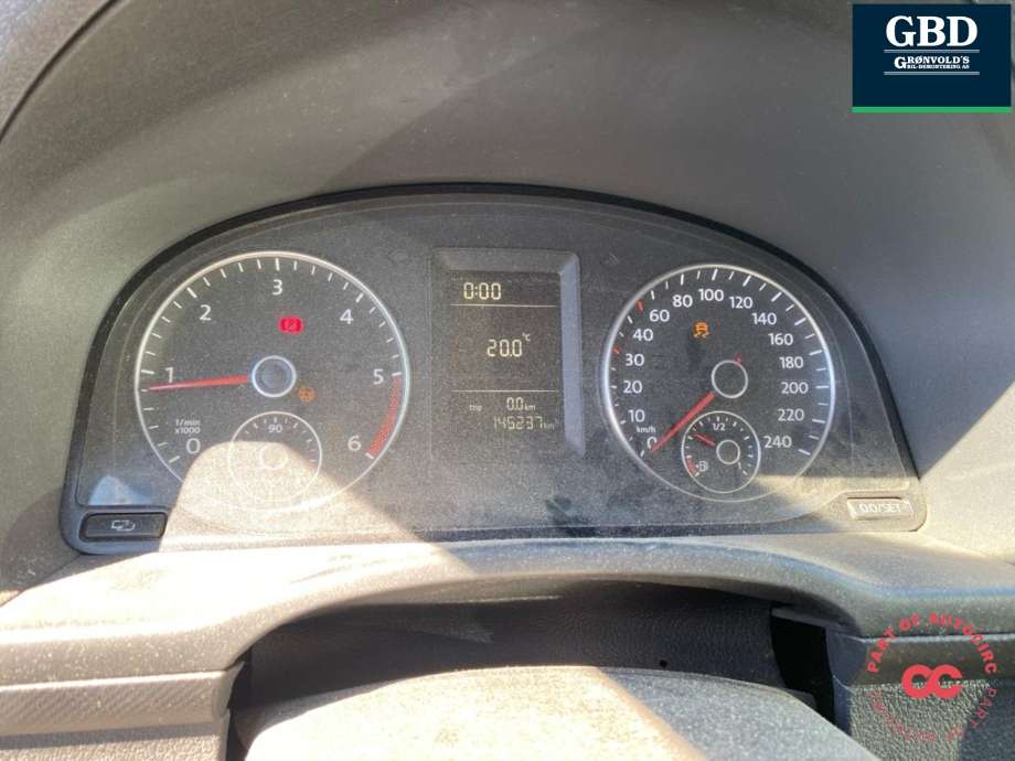 VW Caddy 2010-2015 (Type III, Fase 2) delebil , Motorkode: CAYD, Girkassekode: LZY