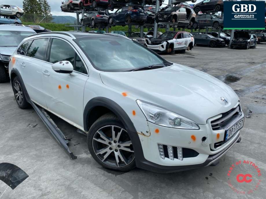 Peugeot 508, 2011-2014 (Type I, Fase 1)  delebil , Motorkode: RHC, Girkassekode: 2231 S7