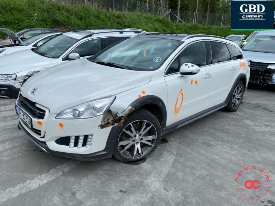 Peugeot 508 2011-2014 (Type I, Fase 1) , Motorkode: RHC, Girkassekode: 2231 S7