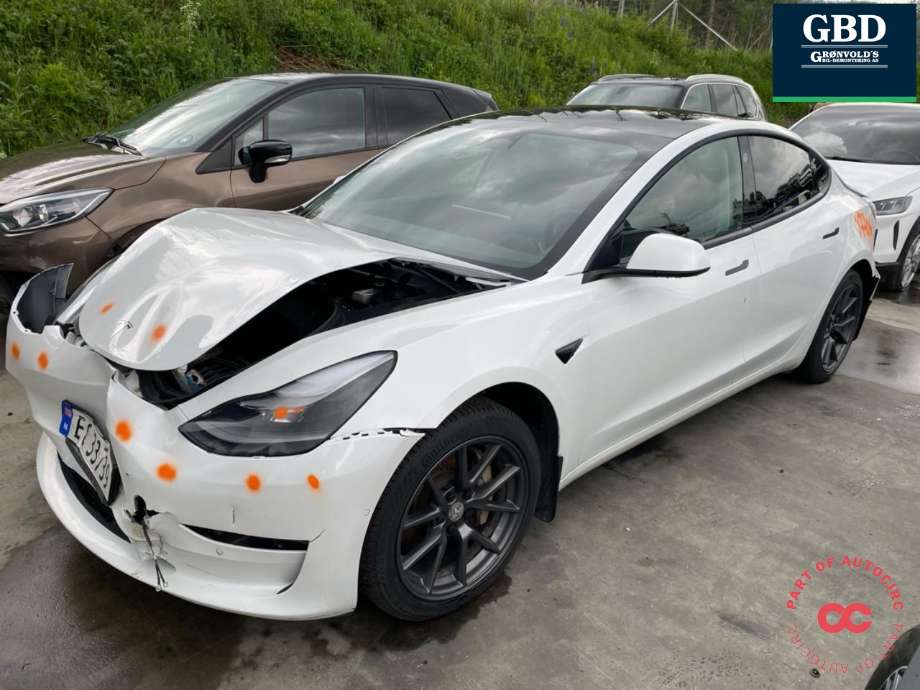 Tesla Model 3 2018-2023 (Fase 1) delebil , Motorkode: 3D3, Girkassekode: 