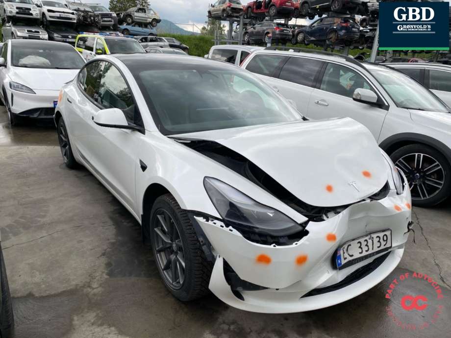 Tesla Model 3 2018-2023 (Fase 1) delebil , Motorkode: 3D3, Girkassekode: 