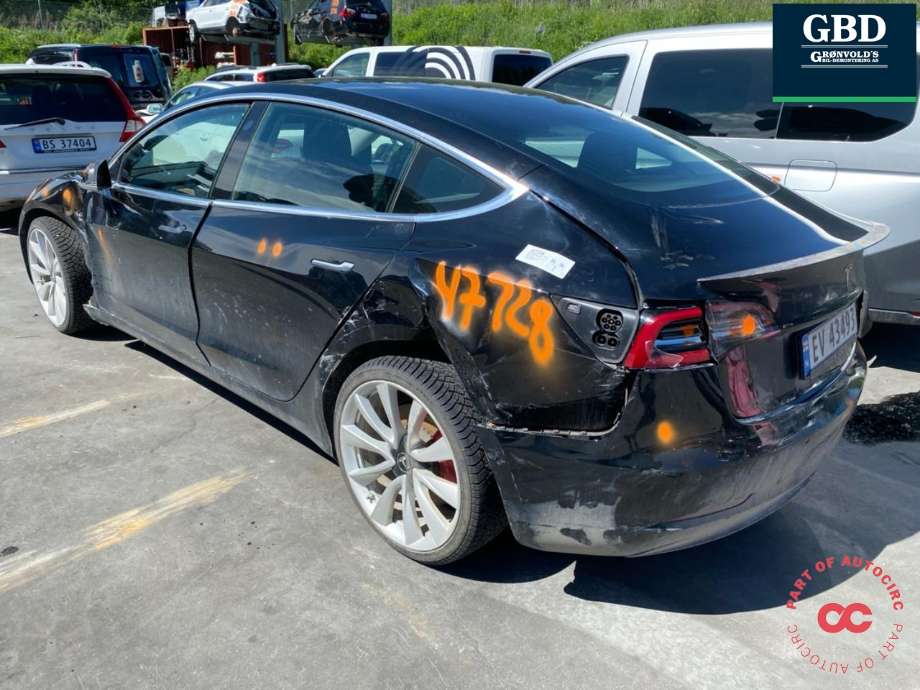 Tesla Model 3 2018-2023 (Fase 1) , Motorkode: 3D3, Girkassekode: 