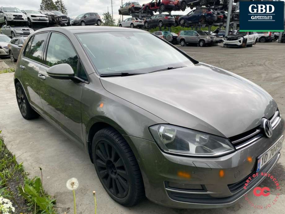 VW Golf VII, 2012-2017 (Fase 1)  delebil , Motorkode: CJZA, Girkassekode: MYF